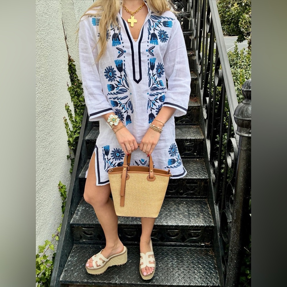 Anthropologie vilagallo dalia kaftan dress